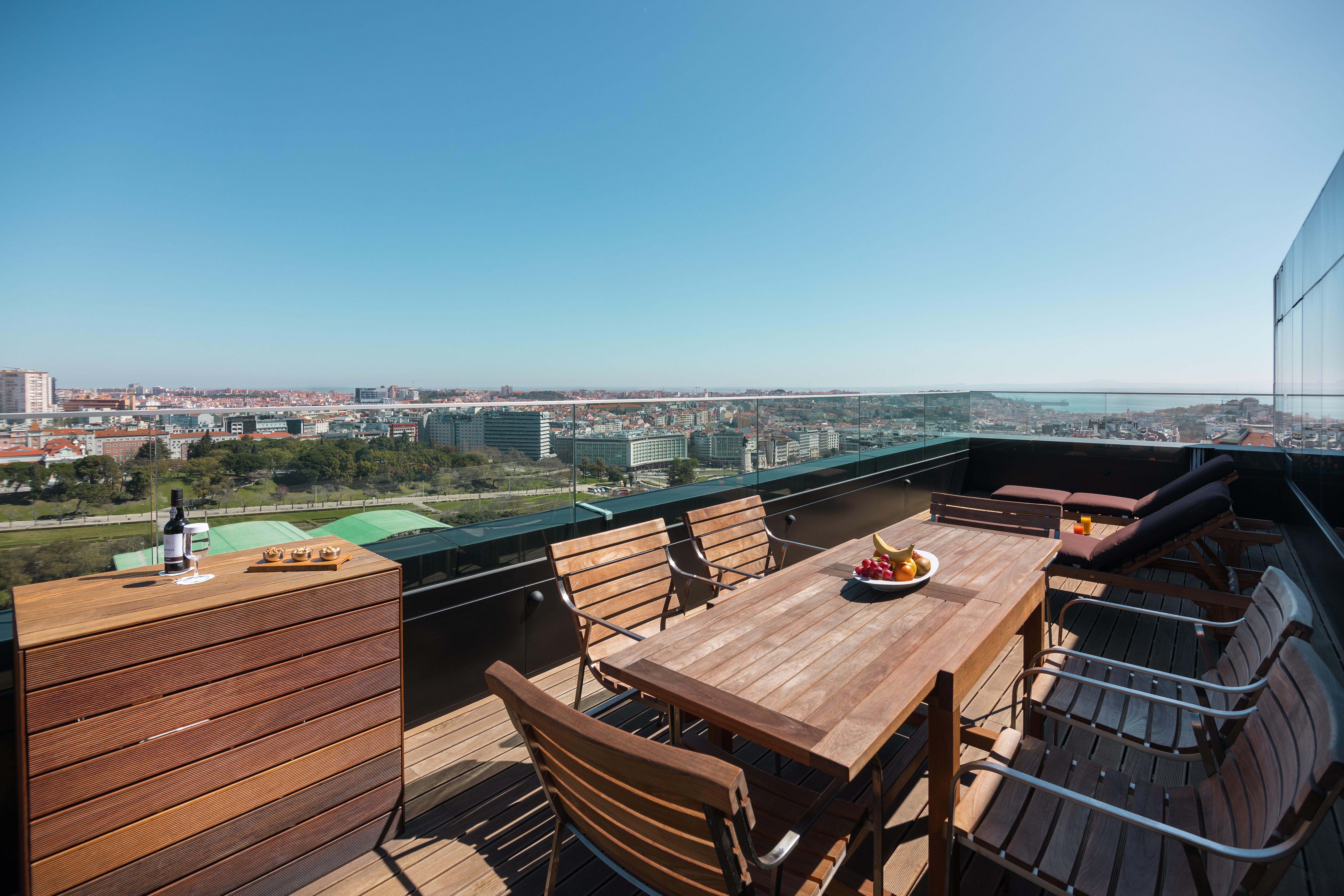インターコンチネンタル リスボン エクステリア 写真 Rooftop terrace
